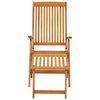 vidaXL Skl&aacute;dac&iacute; zahradn&iacute; židle s podnožkami 2 ks masivn&iacute; eukalyptus