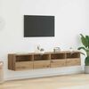vidaXL Skř&iacute;ňky na TV zeď N&aacute;stěnn&yacute; 2 pcs Artisanov&yacute; dub 80 x 30 x 30 cm