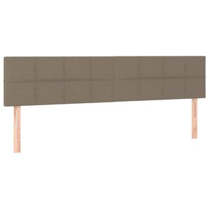 vidaXL Čela postele b&eacute;žov&aacute; 180x5x78/88 cm l&aacute;tka