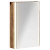 vidaXL Koupelnov&aacute; zrcadlov&aacute; skř&iacute;ň Star&eacute; dřevo 33 x 11,5 x 50 cm