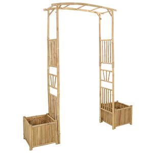 vidaXL Zahradn&iacute; oblouk Př&iacute;rodn&iacute; 177 x 40 x 205 cm Bambus