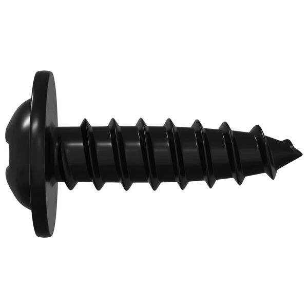 vidaXL Samovrtn&yacute; hřeb&iacute;k 16364 pcs Čern&aacute; 3,5 x 12 mm Železo