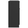 vidaXL Příborník černý 60 x 30 x 70 cm kompozitní dřevo