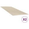vidaXL N&aacute;hradn&iacute; lamely k posteli s 48 lamelami 2 ks 100x200 cm