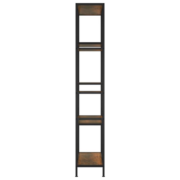 vidaXL Knihovna 80x30x180 cm ocel a kompozitní dřevo