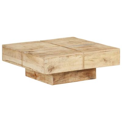 vidaXL Konferenční stolek 80 x 80 x 28 cm masivní mangovníkové dřevo