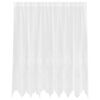vidaXL Čipkov&yacute; Z&aacute;věs se z&aacute;clonami B&iacute;l&aacute; 140 x 200 cm Polyester