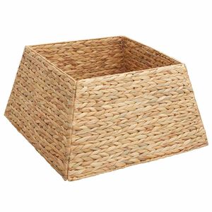 vidaXL V&aacute;nočn&iacute; obojek na stromek Čtvercov&yacute; Př&iacute;rodn&iacute; 50 x 50 x 25 cm