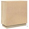 vidaXL Nočn&iacute; skř&iacute;ňka Sonoma dub 71 x 34,5 x 75 cm Kompozitn&iacute; dřevo