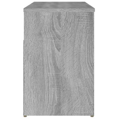 vidaXL Lavice s botníkem šedá sonoma 80 x 30 x 45 cm kompozitní dřevo