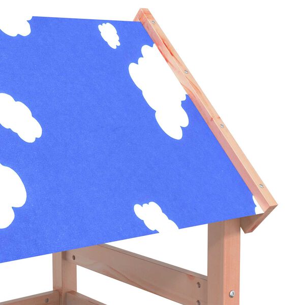 vidaXL Hern&iacute; věž Hněd&aacute; 52,5 x 110,5 x 215 cm Pevn&eacute; douglasov&eacute; dřevo