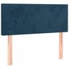 vidaXL Box spring postel s matrac&iacute; tmavě modr&aacute; 100x200 cm samet