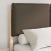 vidaXL R&aacute;m postele s čalouněn&yacute;m čelem s čelo Taupe 120 x 200 cm