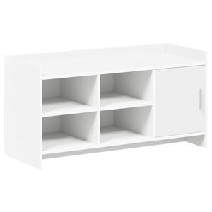vidaXL Skř&iacute;ň na obuv B&iacute;l&aacute; 100 x 39,5 x 51 cm Kompozitn&iacute; dřevo