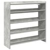 vidaXL Botn&iacute;k betonově &scaron;ed&yacute; 80x25x81 cm kompozitn&iacute; dřevo