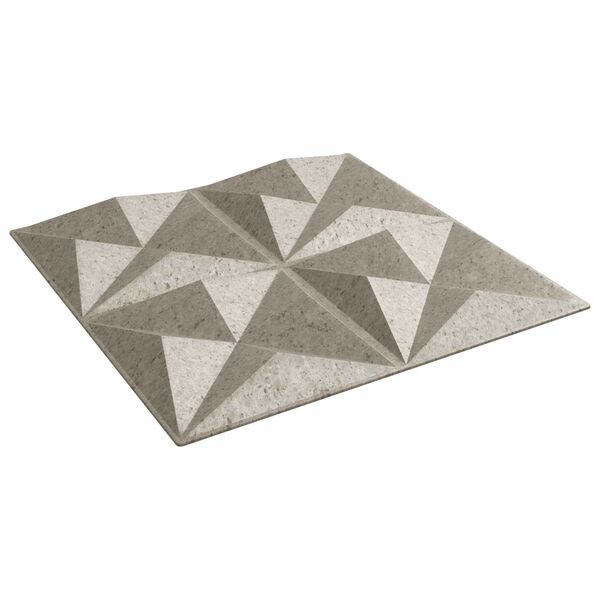vidaXL N&aacute;stěnn&eacute; panely 12 pcs Origami beton 50 x 50 cm XPS pěna