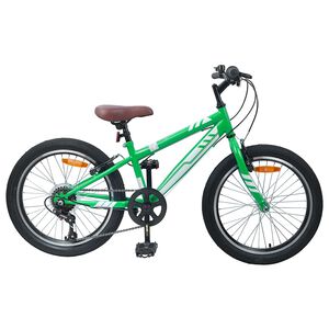 vidaXL Horsk&eacute; Kolo 24 palců 6-Speed pro 8-12 let Zelen&aacute;
