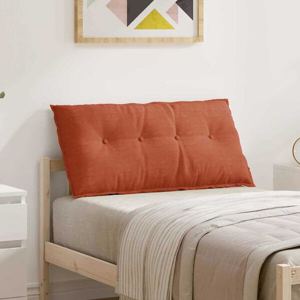 vidaXL Pol&scaron;t&aacute;ř na z&aacute;da Červen&aacute; oranžov&aacute; 100 x 50 cm Žebrovan&aacute; l&aacute;tka