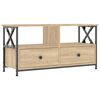 vidaXL TV skř&iacute;ňka dub sonoma 90 x 33 x 45 cm kompozitn&iacute; dřevo a železo