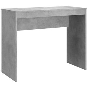 vidaXL Psac&iacute; stůl betonově &scaron;ed&yacute; 90 x 40 x 72 cm kompozitn&iacute; dřevo