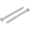 vidaXL &Scaron;roub 2 ks Stř&iacute;brn&aacute; M6 x 100 mm Ocel