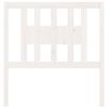 vidaXL Čelo postele bílé 96 x 4 x 100 cm masivní borovice