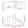 vidaXL Dětsk&eacute; hři&scaron;tě na zahradu masivn&iacute; borov&eacute; dřevo