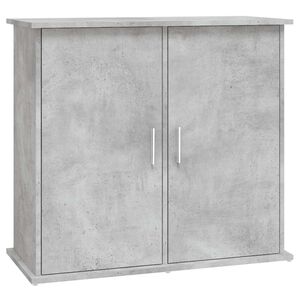 vidaXL Stojan na akv&aacute;rium betonově &scaron;ed&yacute; 81 x 36 x 73 cm, dřevo