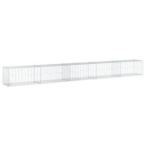 vidaXL Gabionov&yacute; ko&scaron; s v&iacute;kem 500 x 50 x 50 cm pozinkovan&eacute; železo
