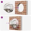 vidaXL Kryty vzduchov&yacute;ch ventil&aacute;torů 2 pcs Stř&iacute;brn&aacute; 200 mm