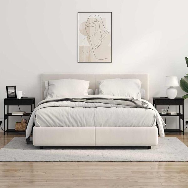 vidaXL Nočn&iacute; skř&iacute;ňka Čern&yacute; dub 41 x 31 x 51 cm kompozitn&iacute; dřevo