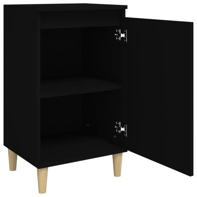 vidaXL Noční stolky 2 ks černé 40 x 35 x 70 cm kompozitní dřevo