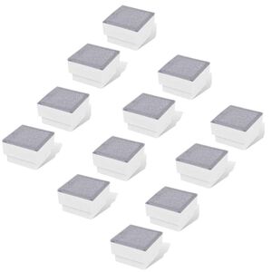 vidaXL Zemn&iacute; LED sv&iacute;tidla 12 ks 100 x 100 x 68 mm
