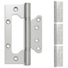 vidaXL Z&aacute;věs 4 ks 130 x 78 x 13 mm Stř&iacute;brn&aacute; Ocel