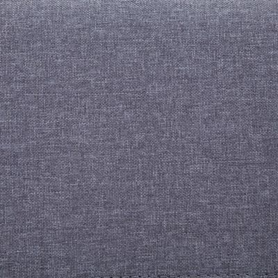 vidaXL Lavice s úložným prostorem 116 cm světle šedá polyester