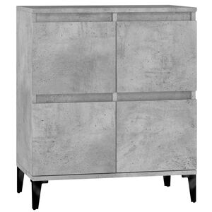 vidaXL Př&iacute;born&iacute;k betonově &scaron;ed&yacute; 60 x 35 x 70 cm kompozitn&iacute; dřevo