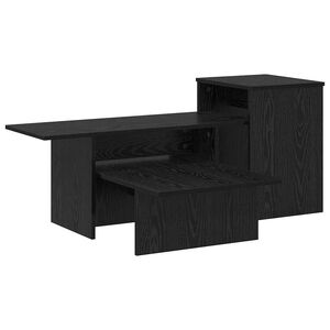 vidaXL Konzolov&yacute; stolek Čern&yacute; dub 91,5 x 35 x 38,5 cm Kompozitn&iacute; dřevo
