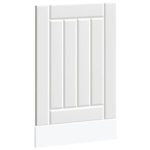 vidaXL Panel na myčku "Lucca" b&iacute;l&yacute; kompozitn&iacute; dřevo