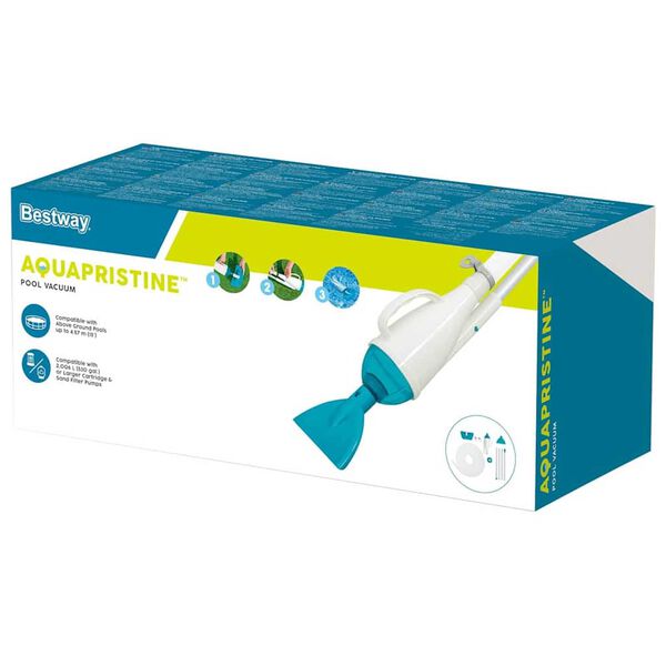 Best Way Čistič bazénu Modrá a bílá 224 x 3 x 3 cm Plast