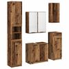 vidaXL Sada koupelnov&eacute;ho n&aacute;bytku 5 ks Star&eacute; dřevo 64,5 x 33,5 x 59 cm