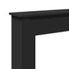 vidaXL Krbová obestavba černá 75 x 20 x 87,5 cm kompozitní dřevo