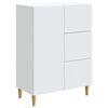 vidaXL Serv&iacute;rovac&iacute; skř&iacute;ň B&iacute;l&aacute; 66 x 34,5 x 90 cm Kompozitn&iacute; dřevo