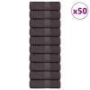vidaXL Ručn&iacute;ky FROGN 50 ks antracitov&eacute; 30x30 cm 360 g/m&sup2;