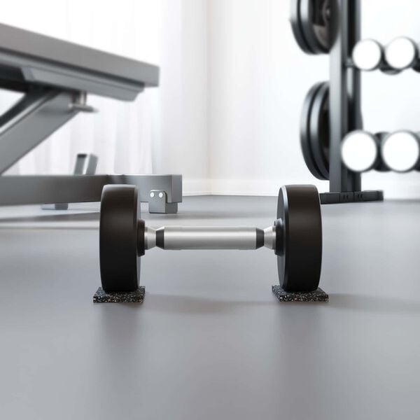 vidaXL Gumový válec Černá 200 x 5 x 0,6 cm Guma