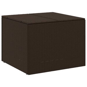 vidaXL Zahradn&iacute; &uacute;ložn&yacute; box hněd&yacute; 291 l polyratan