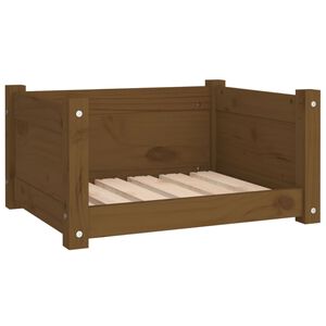 vidaXL Pel&iacute;&scaron;ek pro psy medově hněd&yacute; 55,5x45,5x28 cm masivn&iacute; borovice
