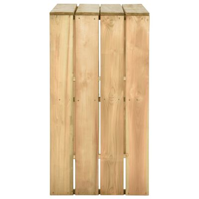 vidaXL Barový stůl 100 x 60 x 110 cm impregnovaná borovice