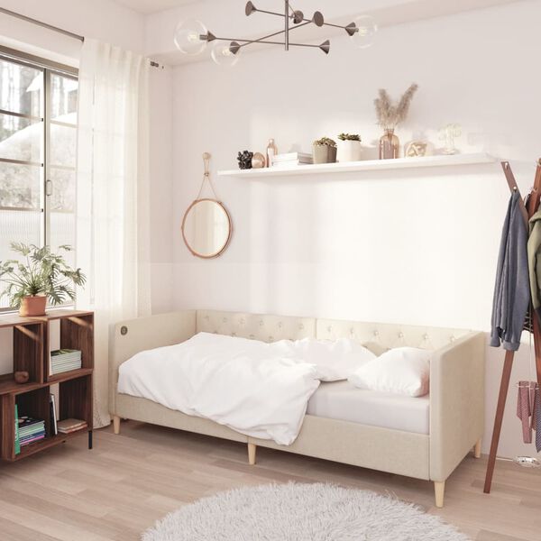 vidaXL V&aacute;lenda s USB kr&eacute;mov&aacute; textil 90 x 200 cm