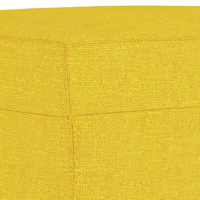 vidaXL Podnožka světle žlutá 70 x 55 x 41 cm textil