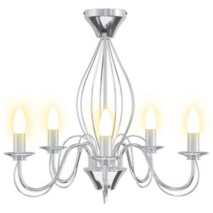 vidaXL Lustr E14 Kov Chrom &Oslash; 52 x 47 cm